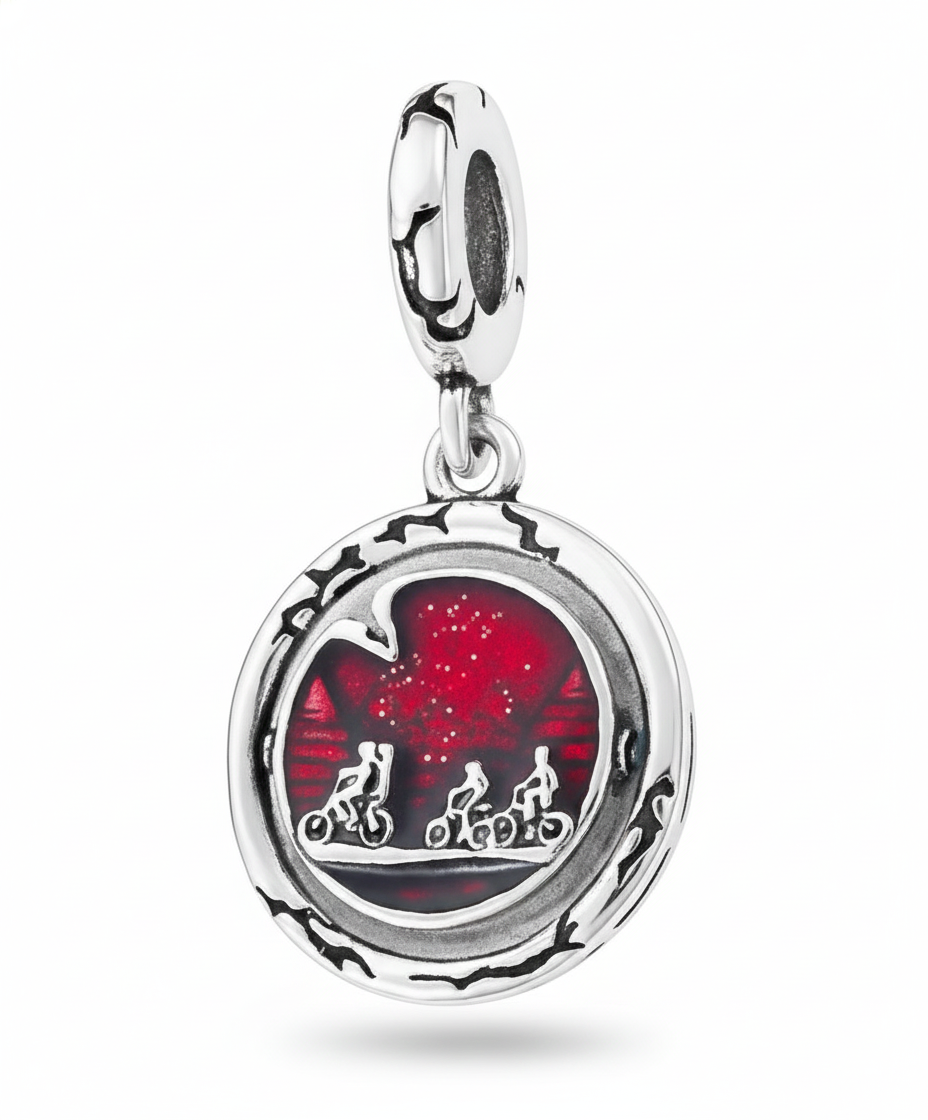 Stranger Things Bike Scene Charm Pendant
